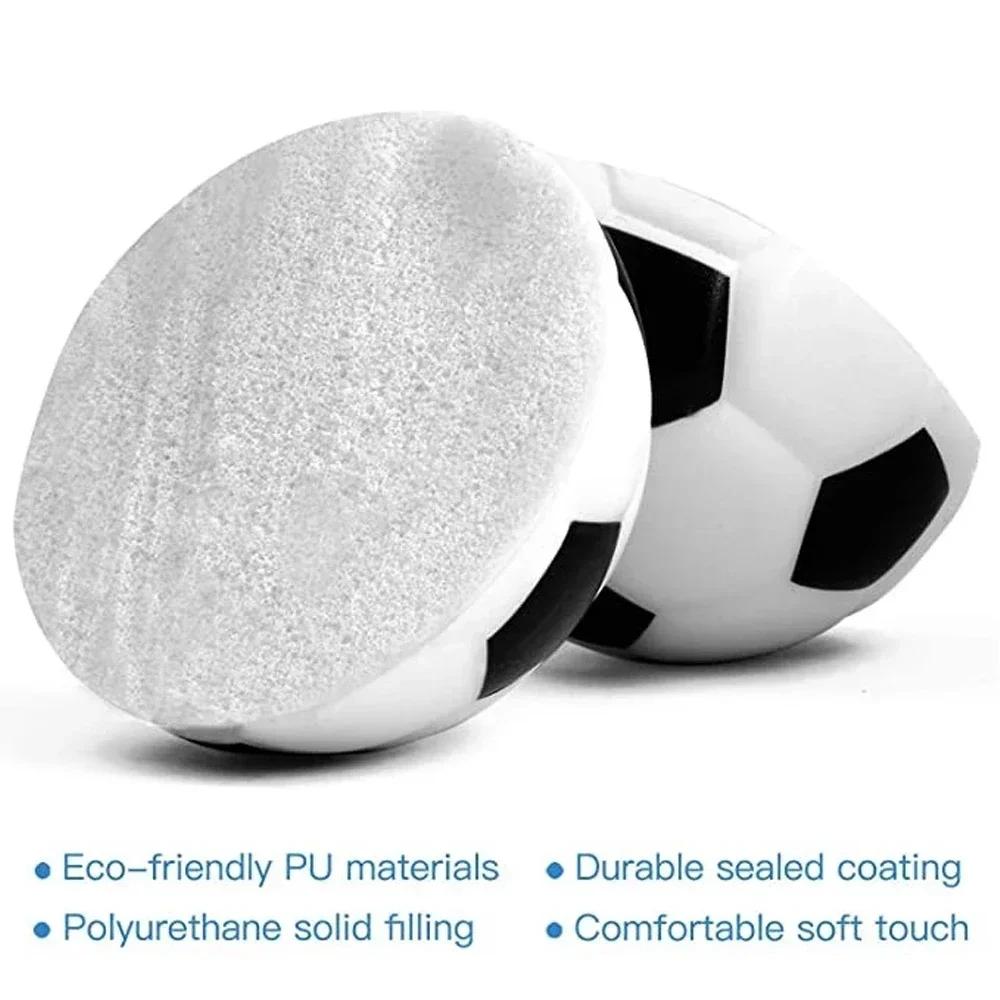 3/4pcs Anti Stress 63mm Basketball Baseball Soft Football Tennis Foam Sponge Decompression Vent Stress Balls Soccer  Foosball