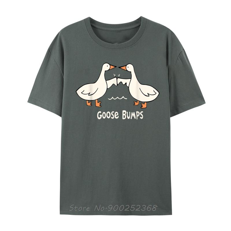 Roztomilá husí kůže Vtipný zvířecí vtip Milovník Tričko Personalizované Grafické Tričko Nové Bavlněné Streetwear Pánské Oversized Tričko Trička