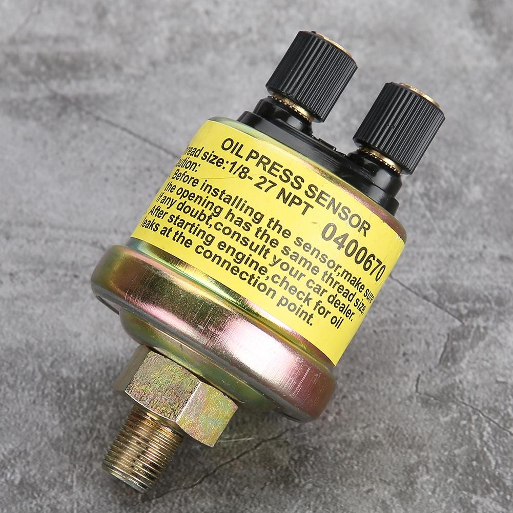 Universal 1 8 NPT Replacement Engine Oil Pressure Sensor for Aftermarket Gauge