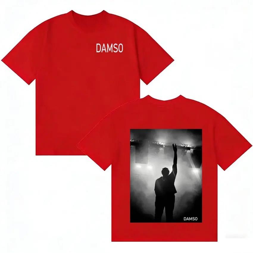 2026 Singer Damso Harajuku Graphics Short Sleeve T Shirt Unisexs Womens HipHop French Rapper High Quality Casual Loose Tshrit Y2K