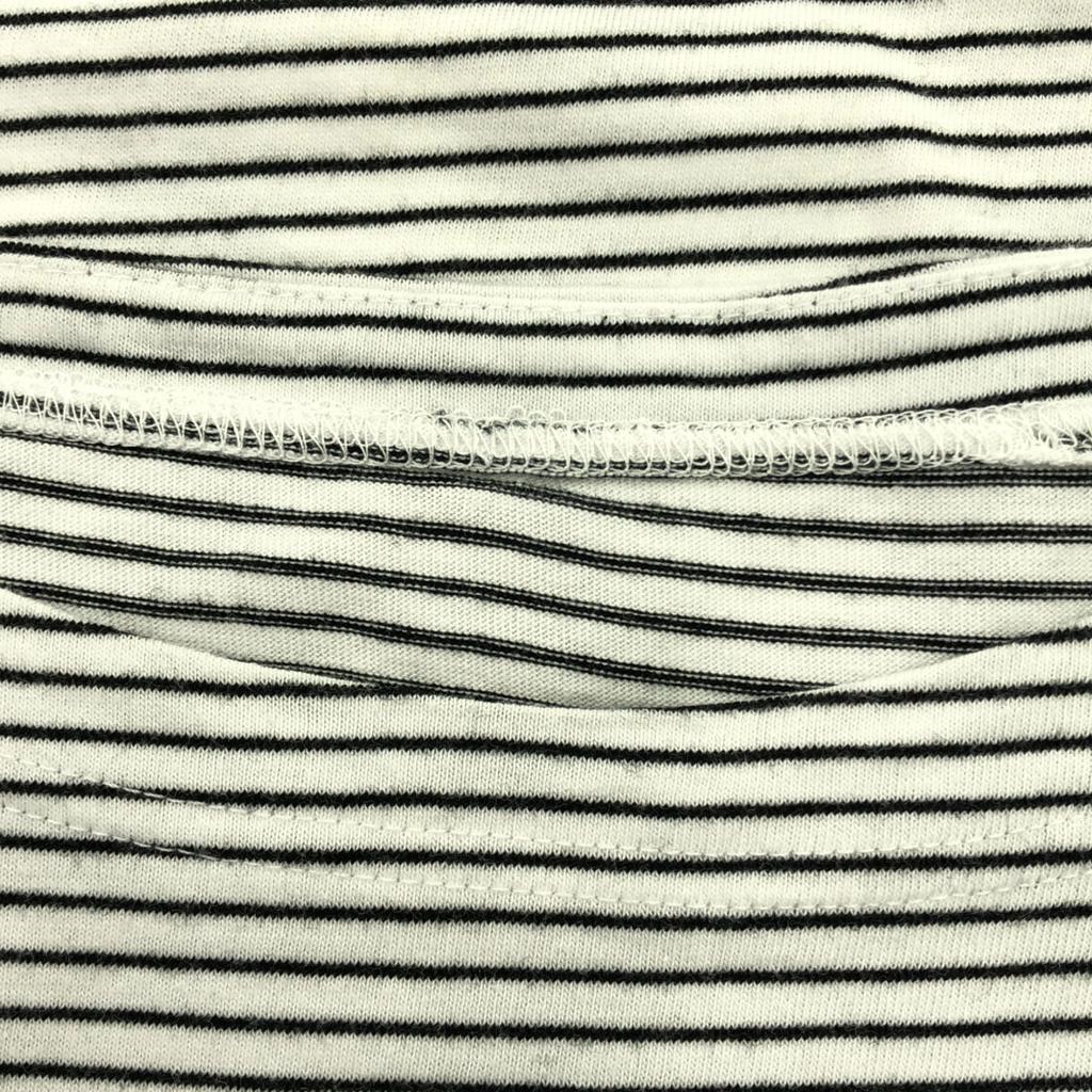 ADERERROR Border Pattern 7 Minutes Sleeve Cut 3 White Women Used