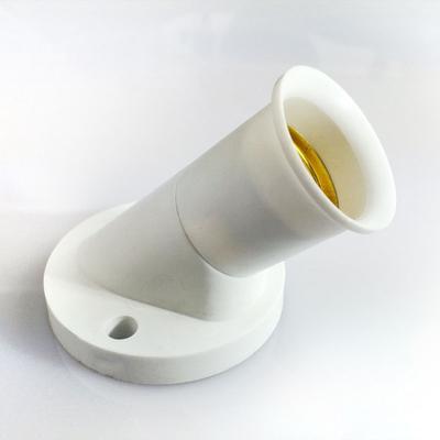 Hot! E27 Oblique Screw Lamp Base Socket Light Bulb Base Wall Lamp Holders Adapter Converter