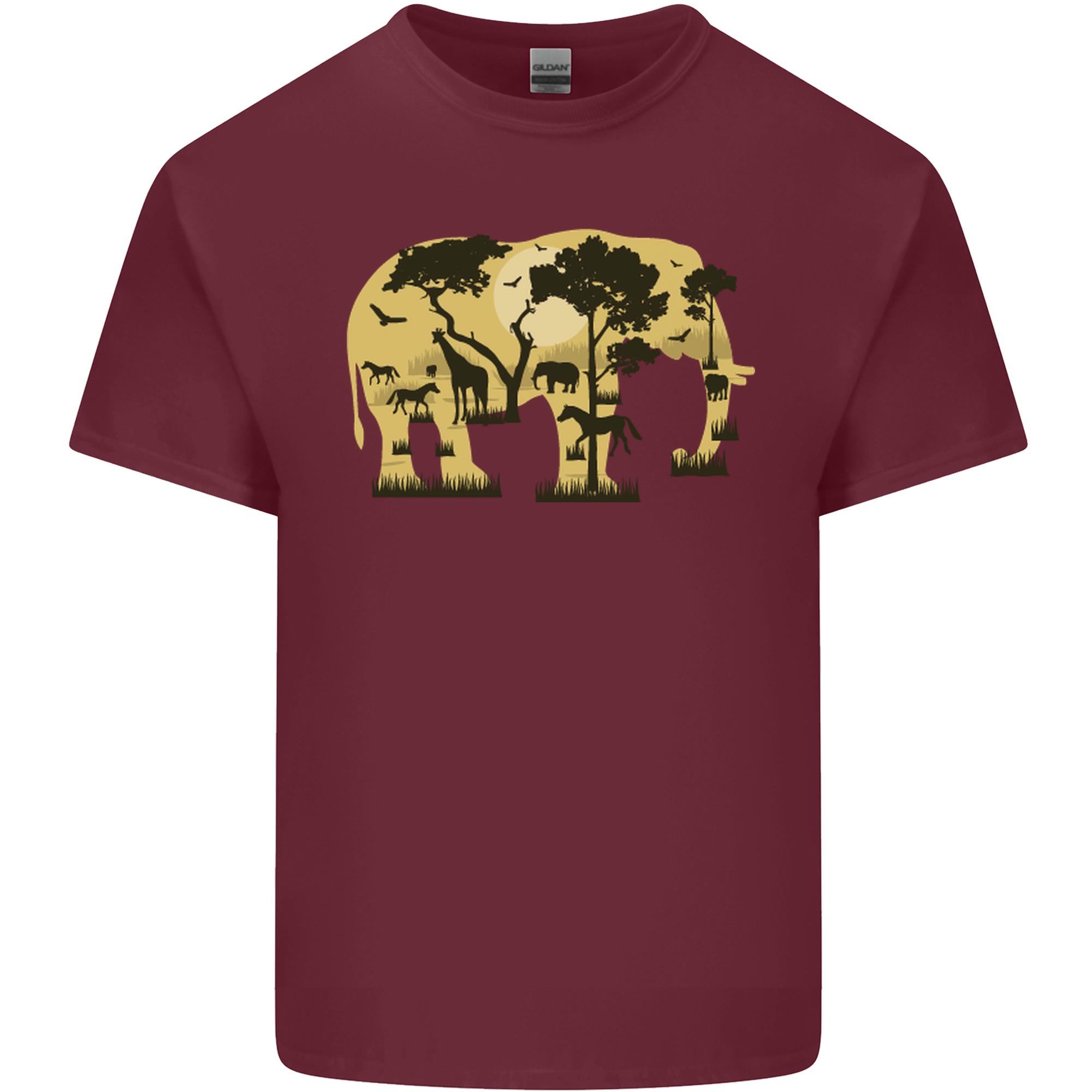 Elephant Ecology Animal Unisexs Light Cotton TShirt S