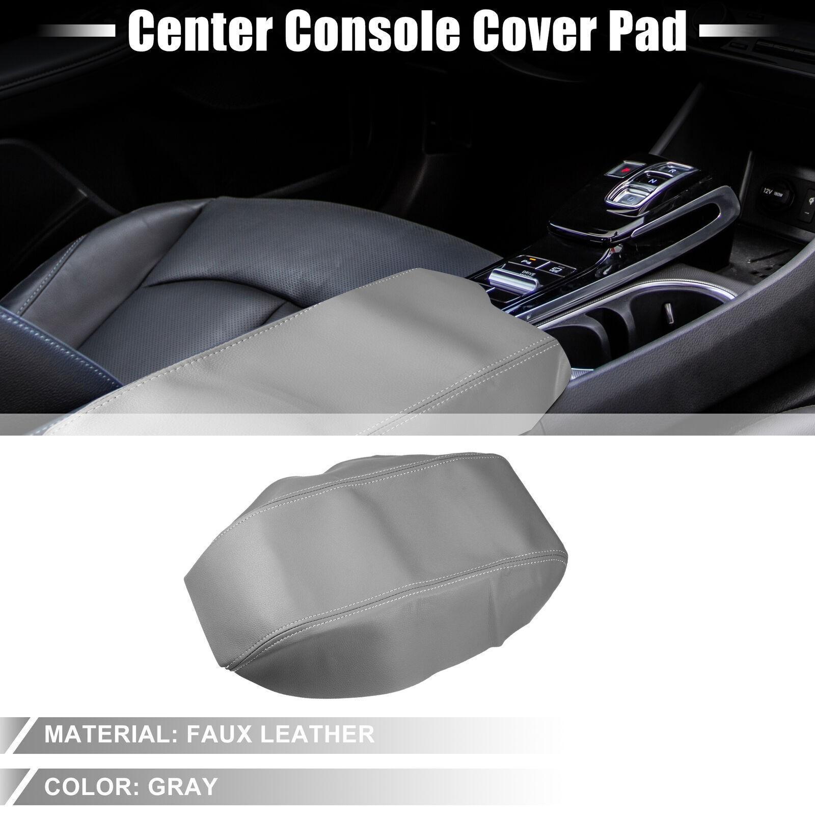 Lid Center Console Seat Armrest Cover Trim for Hyundai Sonata 2015-2019 Gray