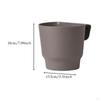 Railing Planter Fence Creative Flowerpot Breathable Plant Pot Hanging Flower with