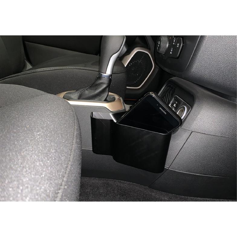 Center Gear Shift Storage Box Tray Organizer For Jeep Renegade 2015-2017 Black