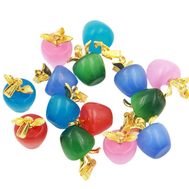 Vergoldete Halskette mit natürlichem Mondstein-Katzenauge – Anhänger aus rosa Kristall, Schlüsselbeinkette, perfektes Weihnachtsgeschenk für Frauen.