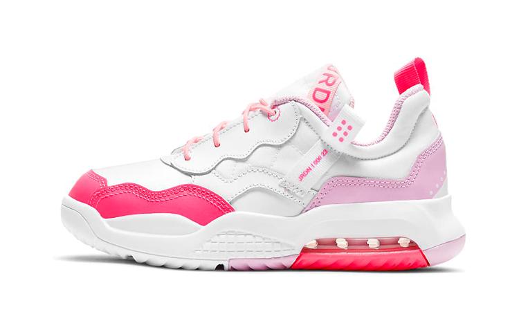 Jordan MA2 Low top Running Shoes White Pink Children Aged 3 7 Years Old CW5998-100