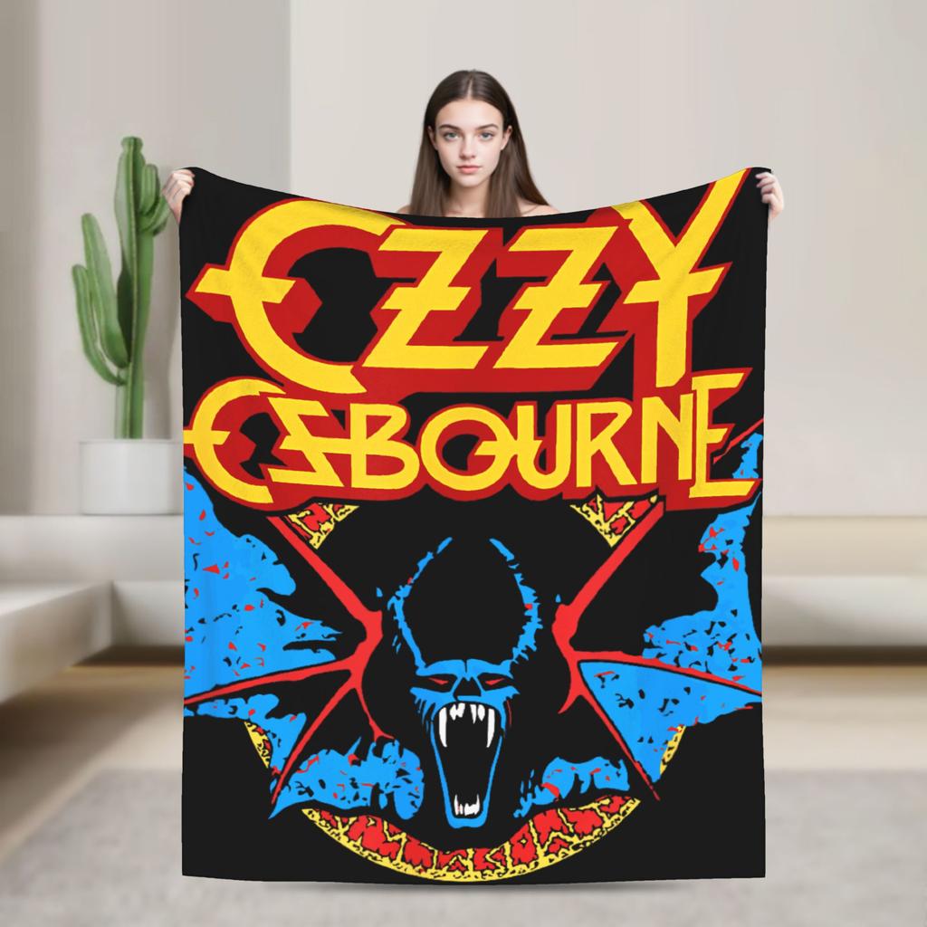Ozzy Osbourne Blanket Quality Soft Bedding Throws Autumn Kids Bedroom Fluffy Bedspread