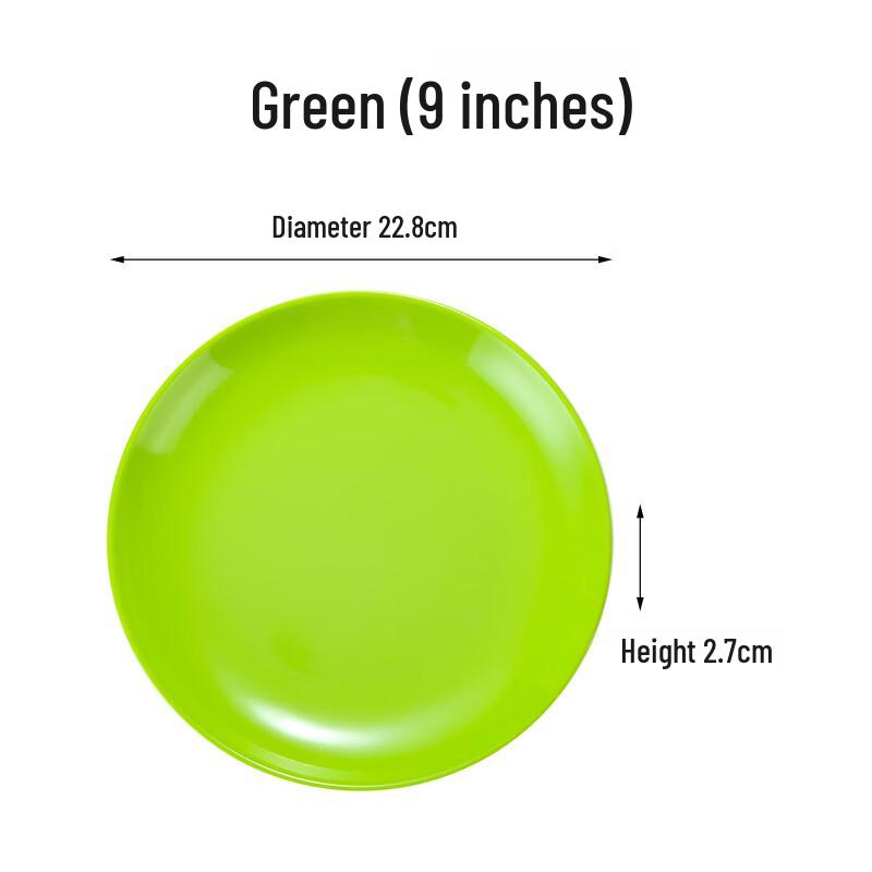 Van Gogh Thickened Melamine Round Plates