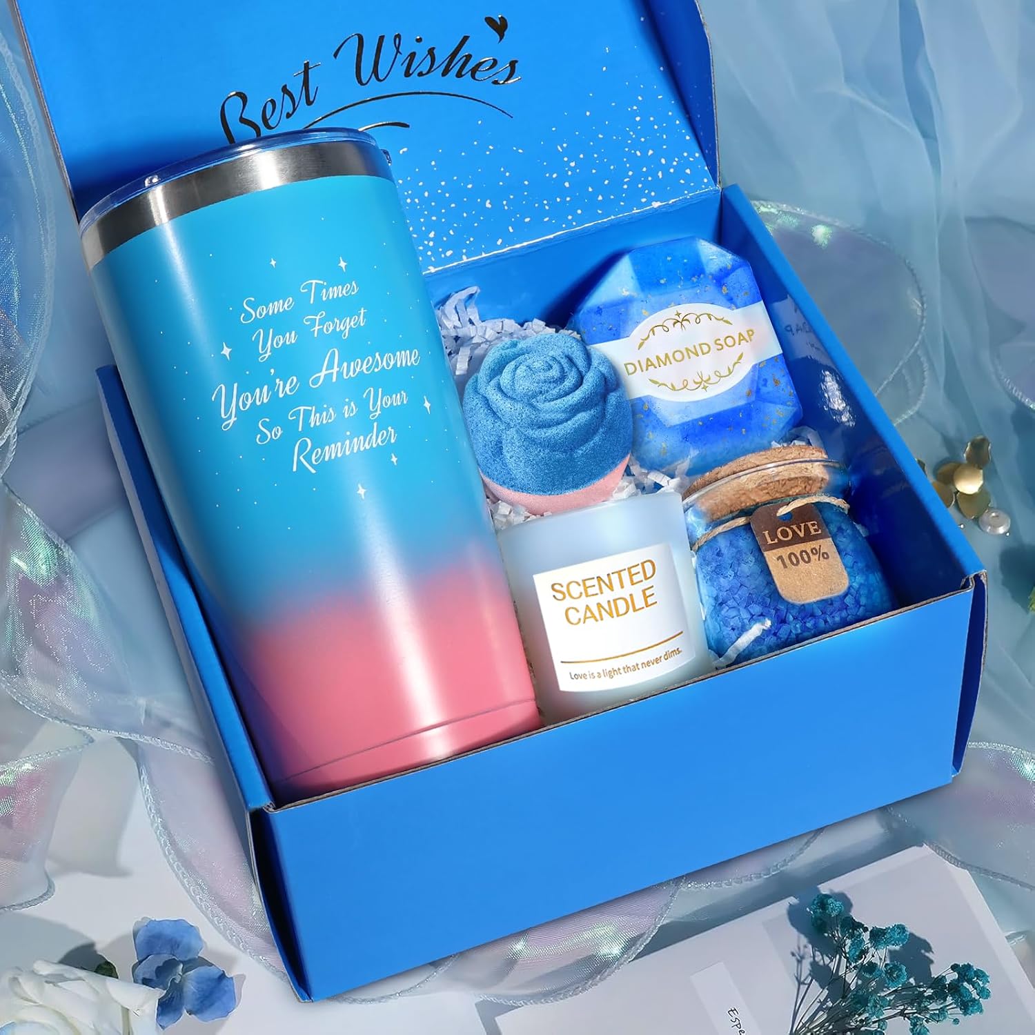 Birthday Gifts for Women, Christmas Gifts Spa Baskets for Women Christmas Gifts, Her, Girlfriend, Sister, Mom, Couples, Grandma Best Friend Birthday