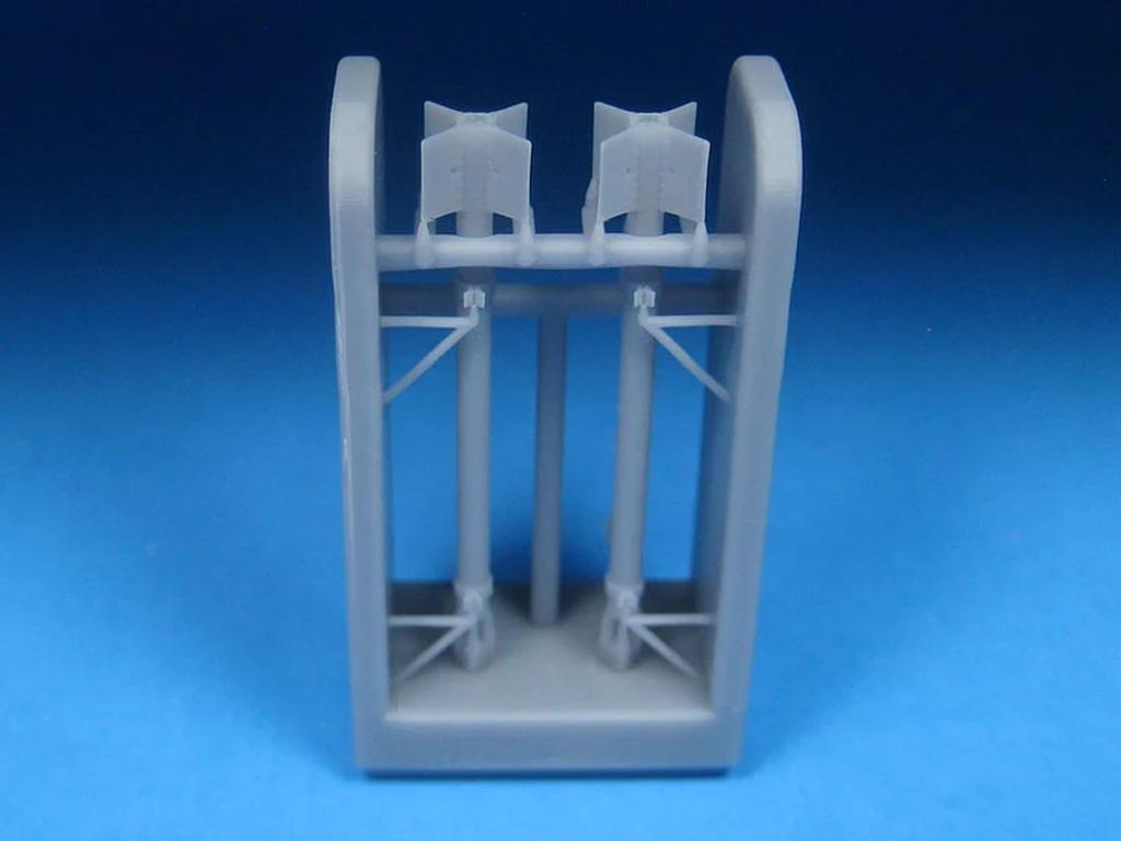 Barracuda Studio Sea Fury Rocket Launcher Set of 6 Plastic Model Parts BRAR48526 1/48 RP-3