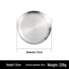 Korean Style Stainless Steel Round Plate
