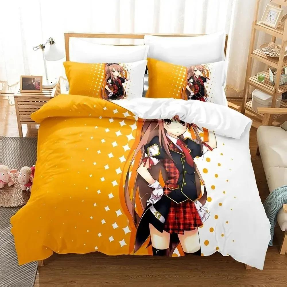 Ookami-san To Shichinin No Nakama-tachi Sängkläder Set Enkel Tvilling Full Queen King Size Sängset Vuxen Barn Sovrum Påslakan Set