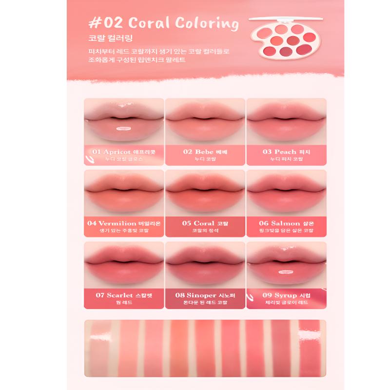 DASIQUE Mood Painting Lip & Cheek Palette