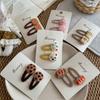 Wool Felt Cartoon Bread Slices Biscuits BB Clip Cute Bangs Side Clip Hairpin Funny Hair Clip Children's Hair Accessories