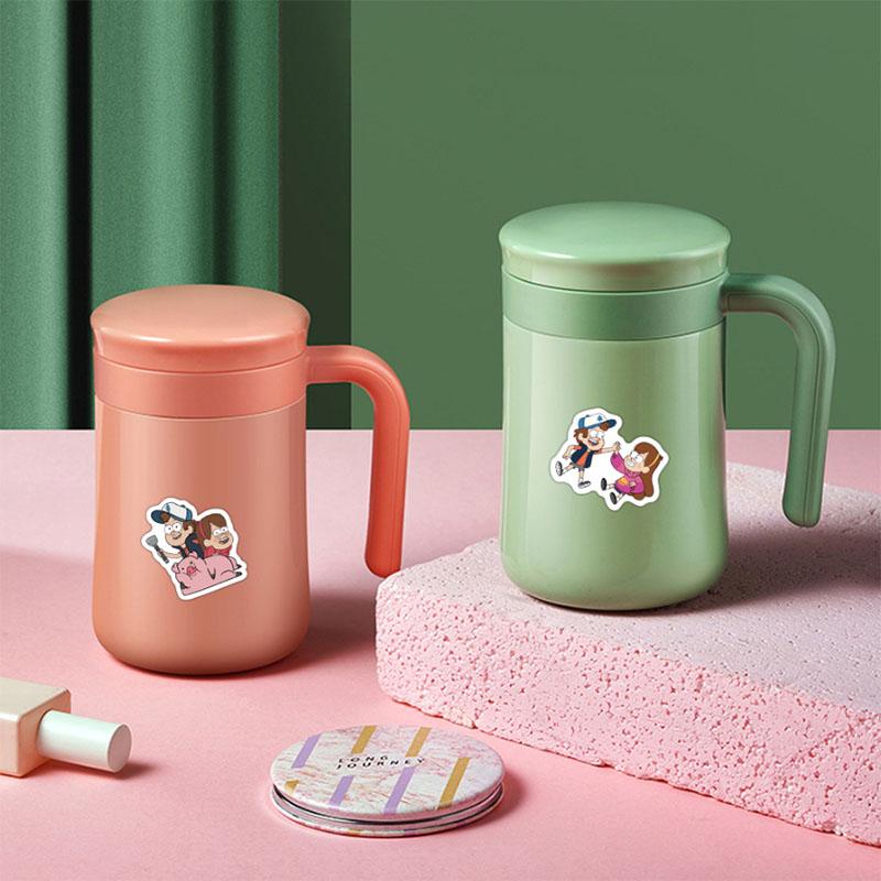 50pcs Cartoon Gravity Falls Graffiti Stickers Waterproof Decals Stickers For Notebook Water Cup Thermos  Ipad Stickers Toys Gift