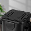 HardLid Fishing Bucket Portable with Rod Holders Tackle Box for Anglers, Fishermen