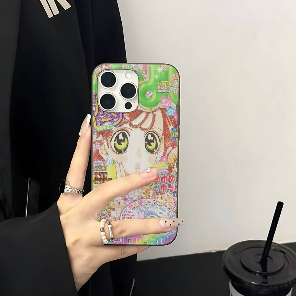 Anime S-Sugar Sugar Rune For IPhone 17 16 15 14 13 12 11 Pro Max Plus Pro Corrugated Shockproof Matte Phone Cover
