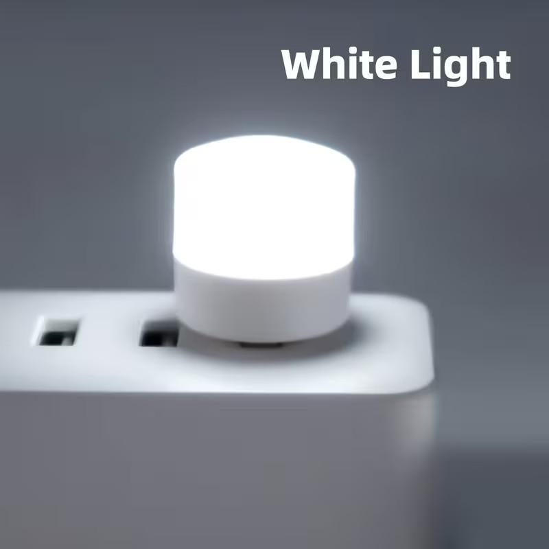 Mini USB Night Light Warm White Light for Eye Protection Bedroom Light USB-Powered LED Night Light Bedside Night Light
