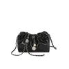 Borsa a Catena con Tracolla Pieghettata Trendy e Design Piccolo e di Nicchia.