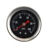 Fuel Pressure Gauge with 4AN Fuel Pressure Take Off Fitting, 0-100Psi, 1-1/2" Black Dial, 1/8"NPT Center Back Mount