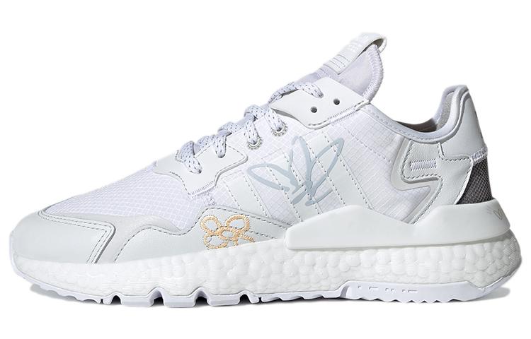 Adidas Originals Nite Jogger White Grey Women s GZ3229 36