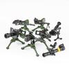 Military Plastic Weapons Mortar M2 Heavy Machine Gun MK19 Grenade SWAT Pack City Bricks Minifigurine Building Block Children Toy