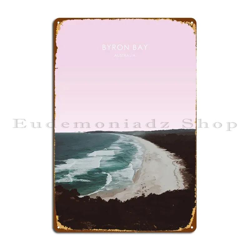 

Byron Bay Travel Metal Plaque Poster Bar Designs Create Wall Plaques Tin Sign Poster 20x30cm（7.8x11.8inch）