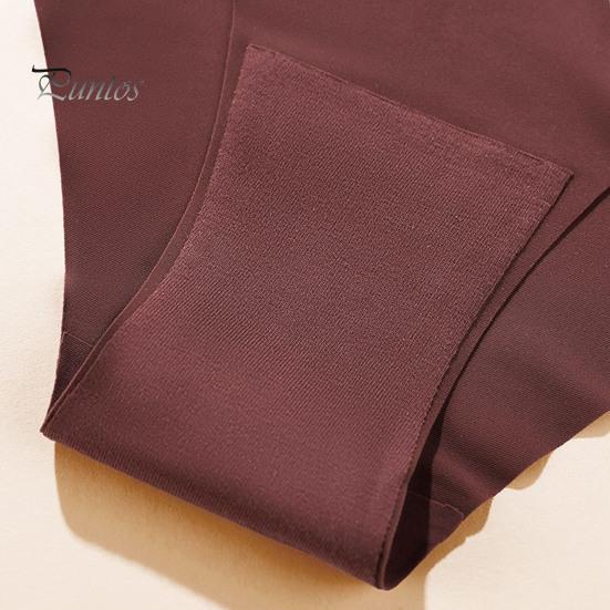 Dame truser Sømløs Middels Høyde Is Silke God Pusteevne Ensfarget Slim Fit Tynn Hurtigtørkende Casual Sport Undertøy Dame Briefs