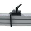 Miter Track Stop Alloy Steel T Slot Stop, Adjustable Fence Flip Stop Accurate Length Limit Device Woodworking Tool