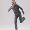 European & American UV-Proof Breathable Women's Yoga Jacket for Autumn/Winter - Solid Color, Long-Sleeved, Sports & Outdoor Use