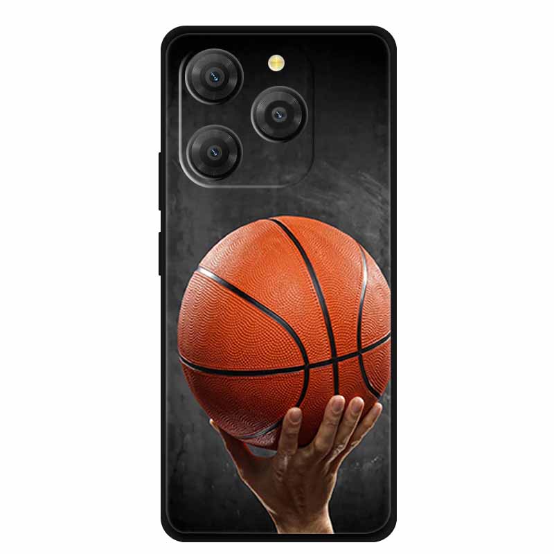 Για θήκη Blackview Shark 9 Shark9 Coque 6.67" Μαύρη Σιλικόνη Μαλακό Πίσω Κάλυμμα Θήκη Για θήκες τηλεφώνου Blackview Shark 9 Αντικραδασμική