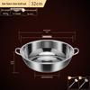 Yuzhuxun Stainless Steel Induction Hot Pot