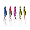 5Pcs Fishing Lure Baits Colorful Hard Metal Spinner Baits with Feather Fishing Lure Hard Baits Sequins Artificial Baits