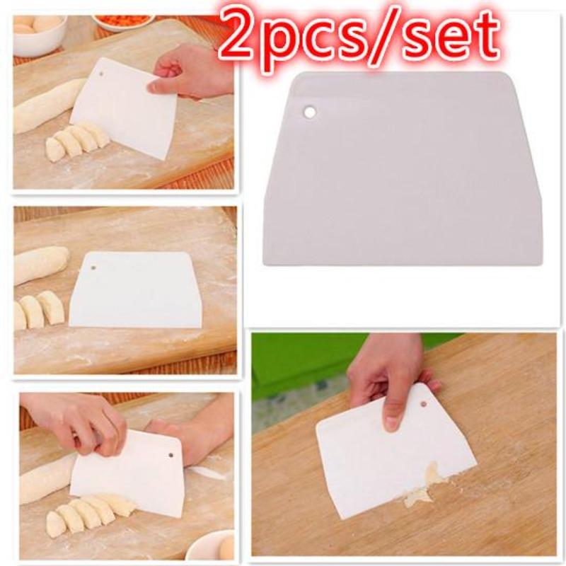 1/2PCS Scraper cream dough cake cutter