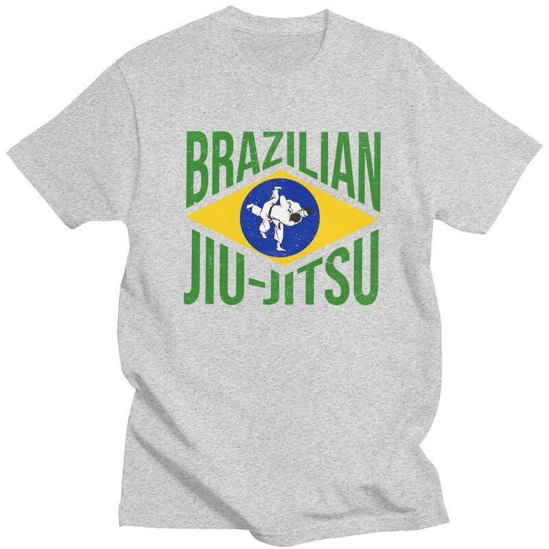 Custom Brazilian Jiu Jitsu BJJ Martial Art T Shirt Men Short Sleeves 100 Cotton Tshirt Casual Tee Tops Streetwear Tshirt