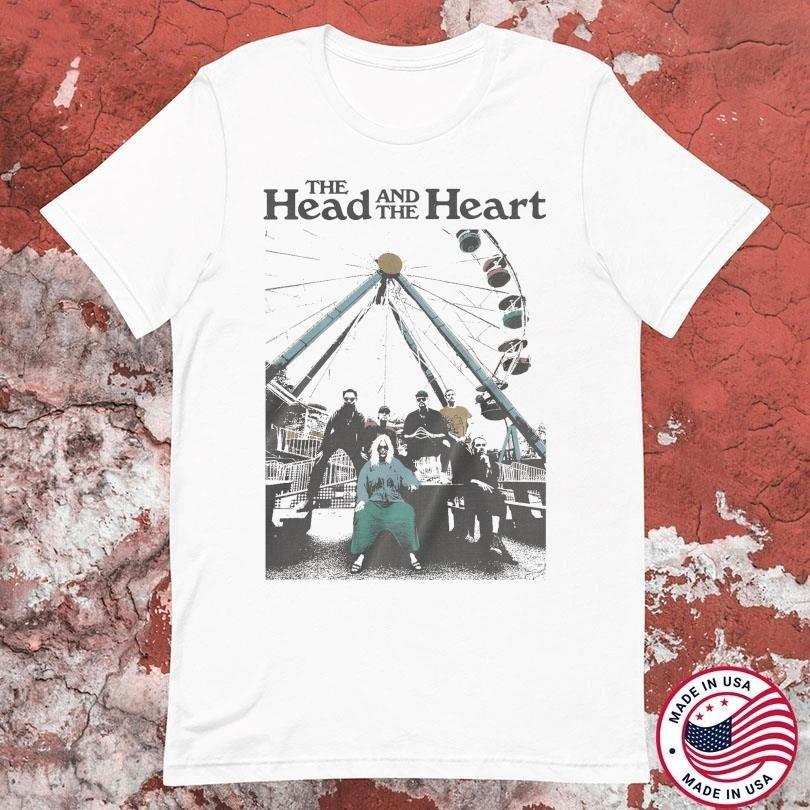 New The Head And The Heart Band Tour Heavy Cotton White T Shirt S-5XL EN878 S разноцветный