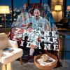 Zinedine Zidane Print Blanket - Soft & Comfortable, for Bedroom, Travel, Sofa, Home Decoration - Birthday Christmas Gift for Friend