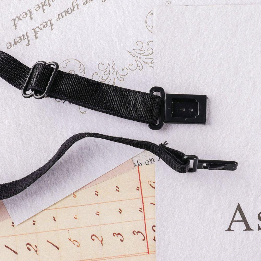 Pre-tied Chain Necktie Pearl Bowtie Fashion Cravat School Uniform
