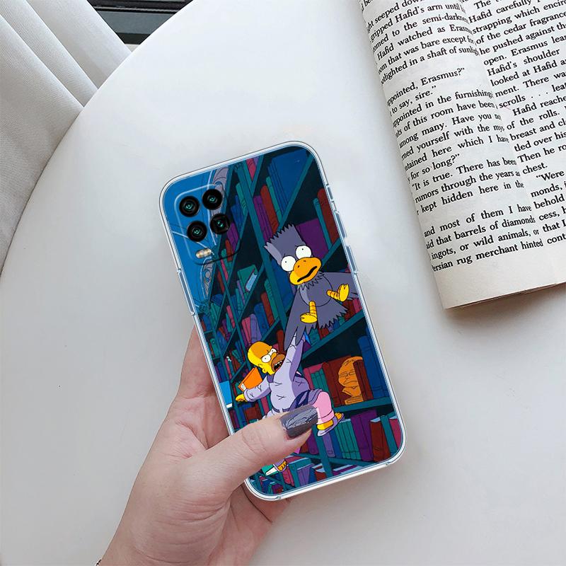 S-Simpsons-Art Transparent Phone Case for Motorola Moto G7 G8 G9 G84 G85 G73 G24 G15 Z2 Play Power Plus