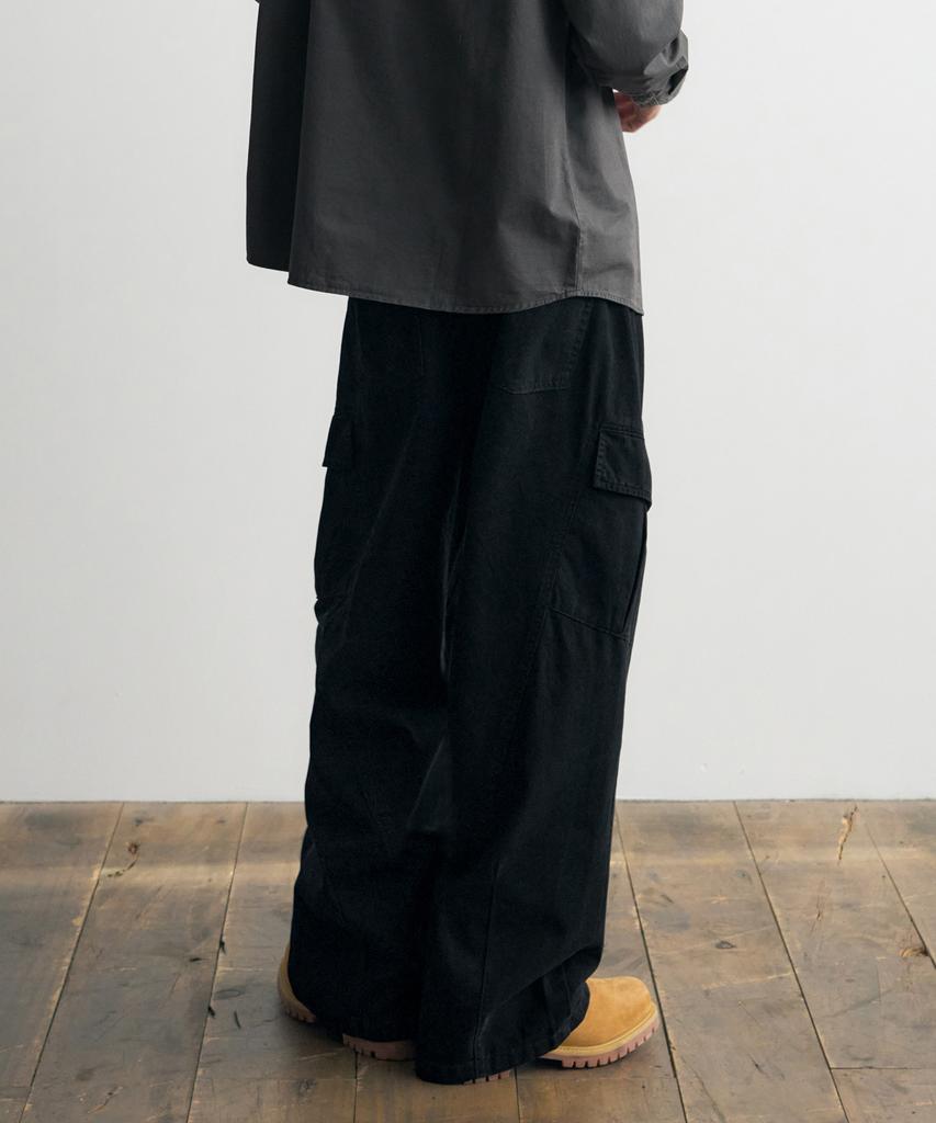 Awodeijeu Panel Cargo Chino Pants [Black]