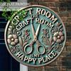 Vintage Tin Sign Wall Decor My Craft Room My Happy Place