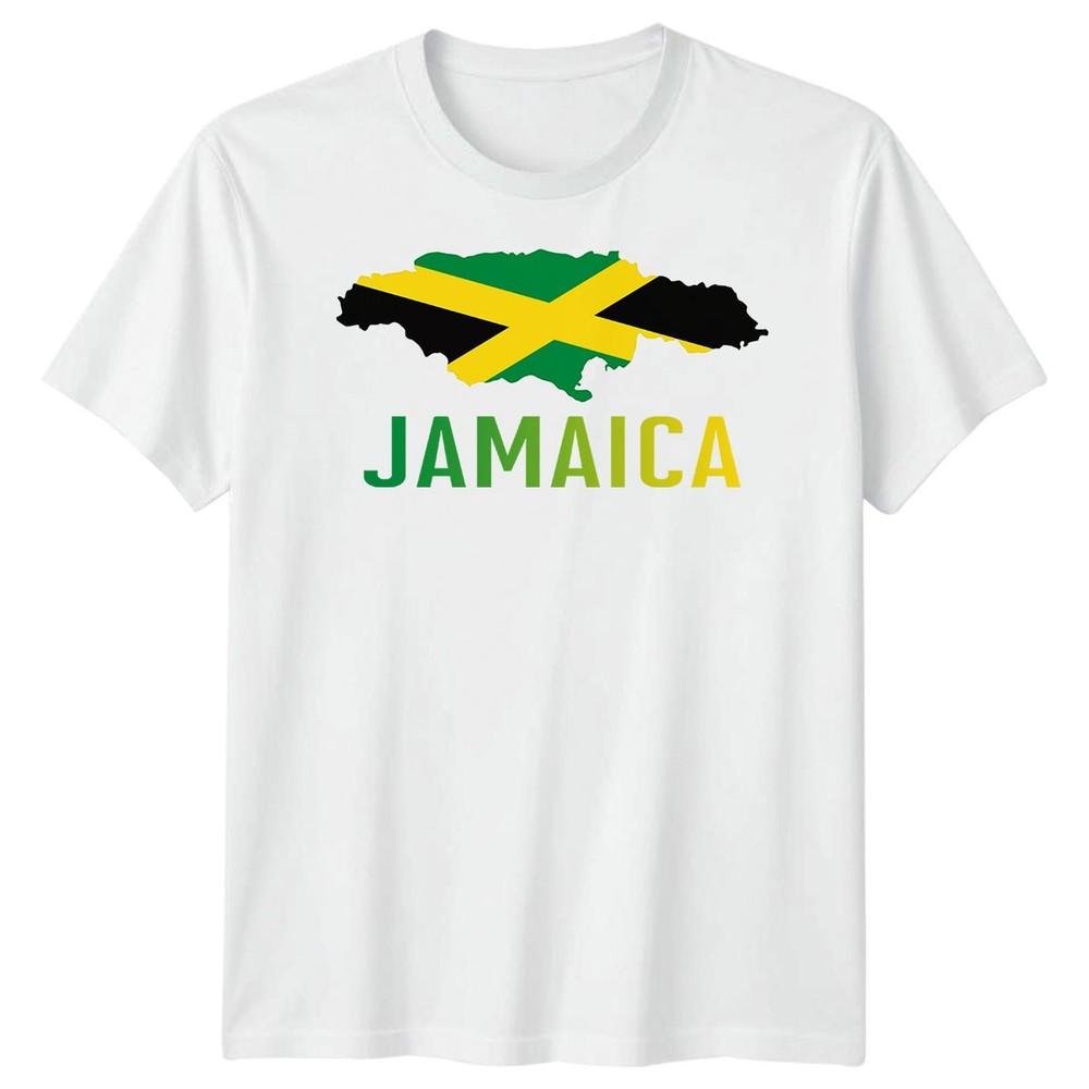 Jamaica Flag Map Countries Unisexs TShirt Unisexs Tee Travel Souvenir Graphic
