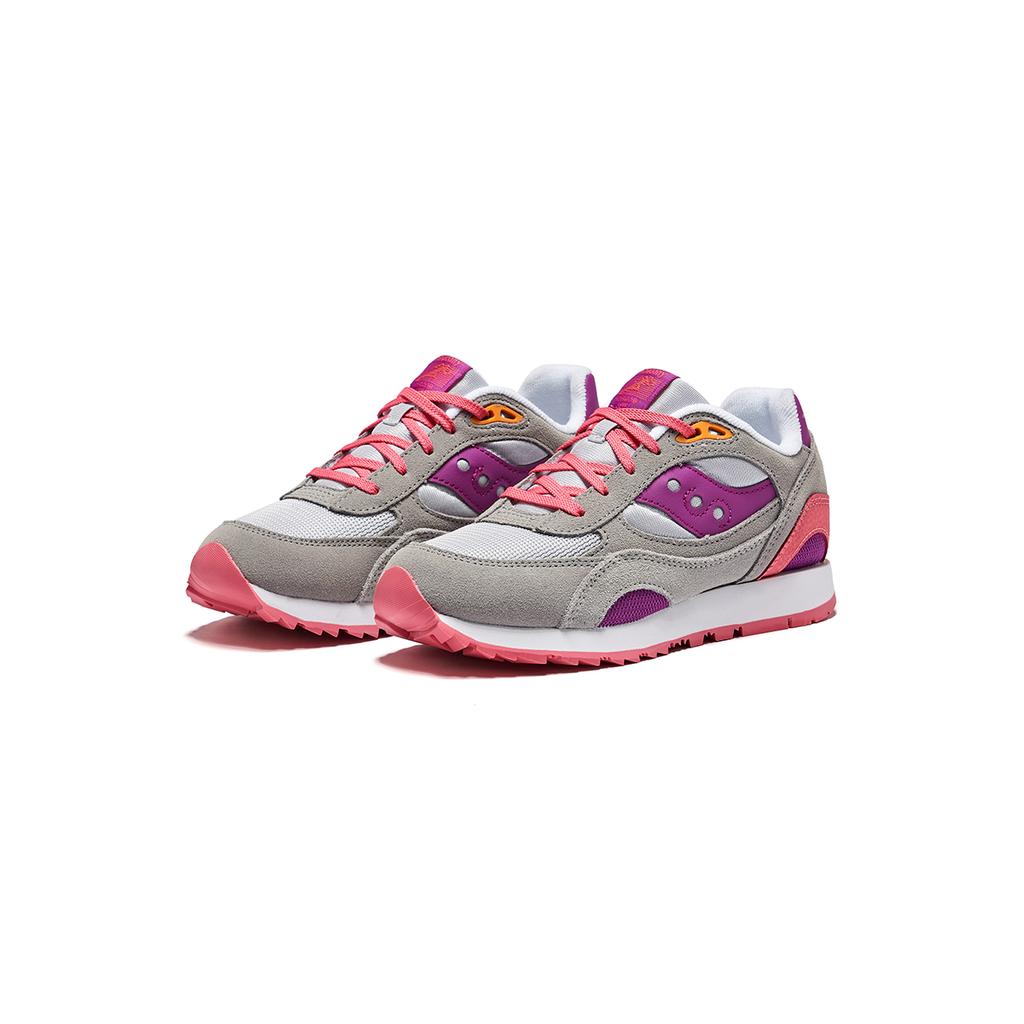 Saucony Shadow 6000 Casual Shoes Kids Sneakers Gray Pink SK167885