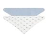 [Petit Bateau] Set of 2 Triangle Bibs A0DUC Multicolor 1 One Size