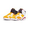 Jordan Air  6 Comfortable Versatile Mid-Top Kids Basketball Shoes Kids Sneakers White Yellow DR8497-761