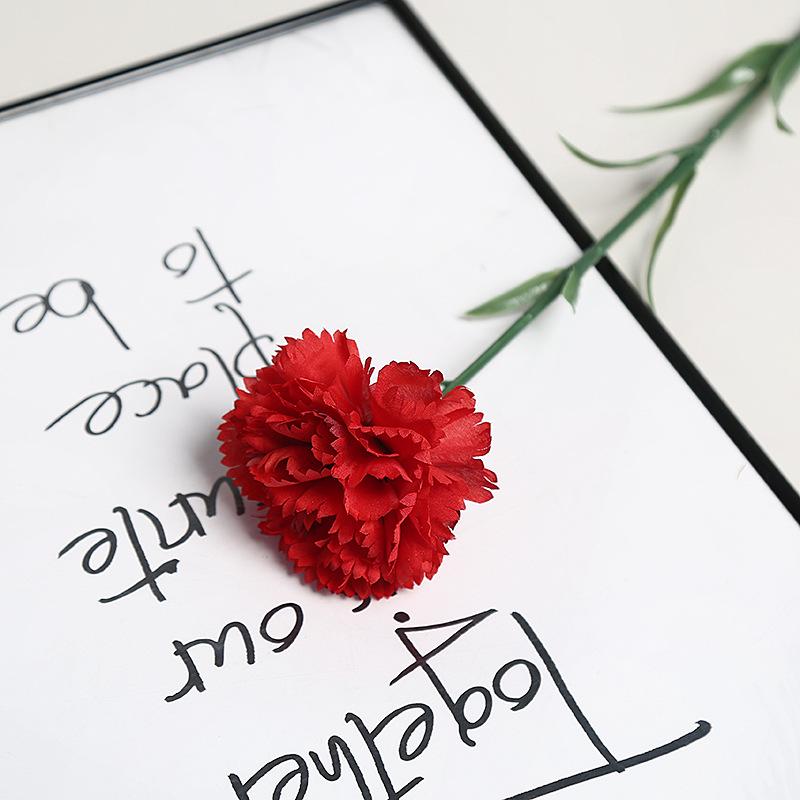 High-End Artificial Carnation Bouquet for Weddings and Home Decor