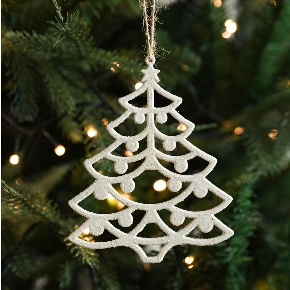 Hängender Weihnachtsdekorationsanhänger Elch Pentagramm Schneeflockendesign Weihnachtsbaumschmuck Kunststoff Weihnachtsgeschenke Weihnachtsfeier