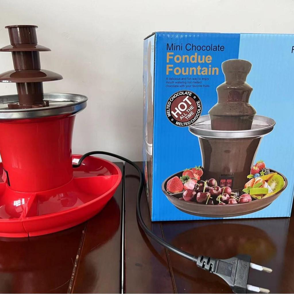 Mini Chocolate Fountain Machine for Home Use - DIY Heating and Melting Tower